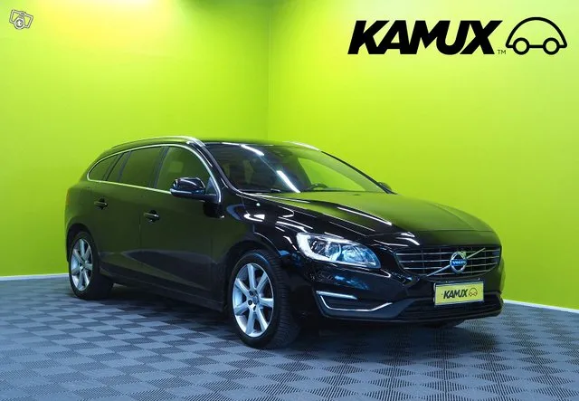 Volvo V60 D2 Business Classic Summum aut / Digimittari / Nahkaverhoilu / Pa-Lämmitin / Navi / Ratinlämmitin Image 1